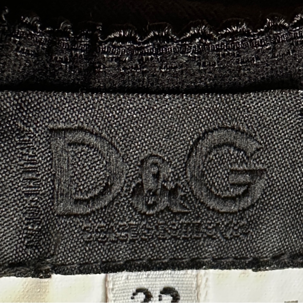 DOLCE & GABBANA | Black Scoop Neck Short Sleeve Knee-Length Dress IT 42/US 10 - Picture 15 of 16